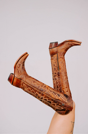 Allison Tall Snip Toe Cowgirl Boot