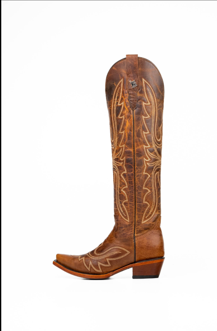 Allison Tall Snip Toe Cowgirl Boot