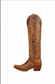 Allison Tall Snip Toe Cowgirl Boot