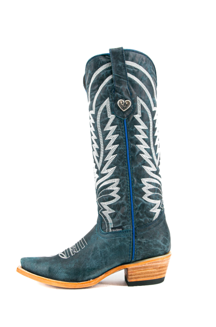 Bianca Midi Snip Toe Cowgirl Boot