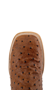 Bruce Ostrich Square Toe Cowboy Boot