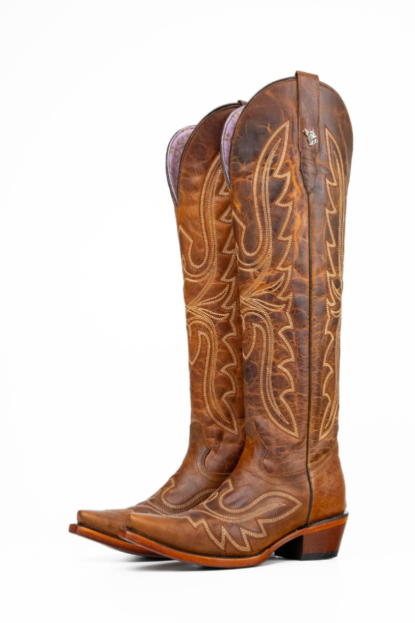 Allison Tall Snip Toe Cowgirl Boot