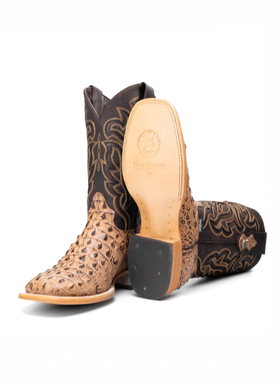 Bruce Hornback Square Toe Cowboy Boot