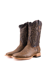 Bruce Lizard Square Toe Cowboy Boot