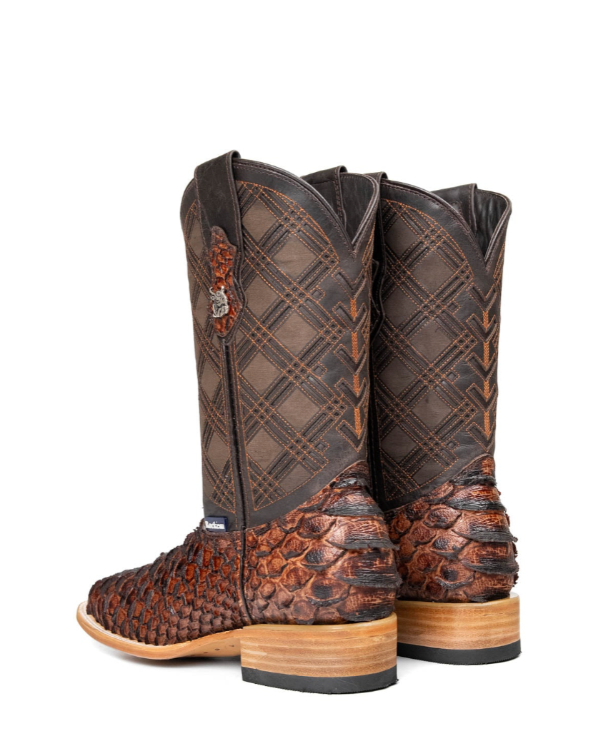 Bradley Python Square Toe Cowboy Boot
