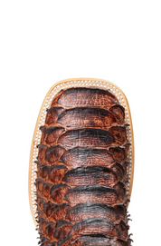 Bradley Python Square Toe Cowboy Boot