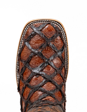 Bradley Pirarucu Square Toe Cowboy Boot
