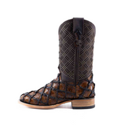 Bradley Pirarucu Square Toe Cowboy Boot
