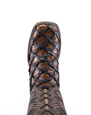 Bradley Pirarucu Square Toe Cowboy Boot