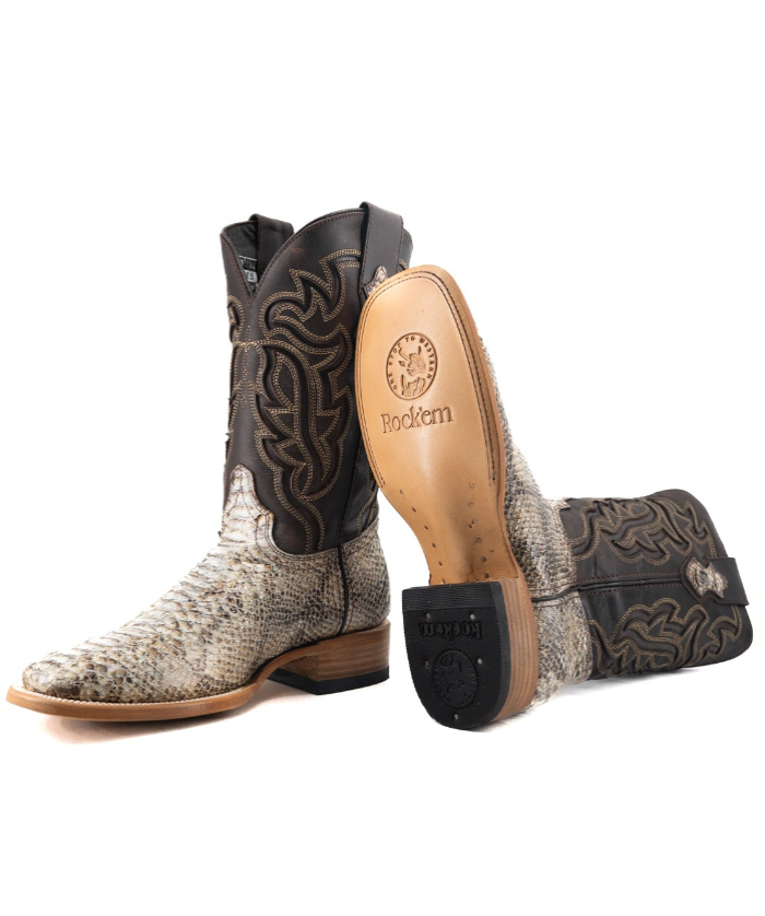 Bruce Python Square Toe Cowboy Boot