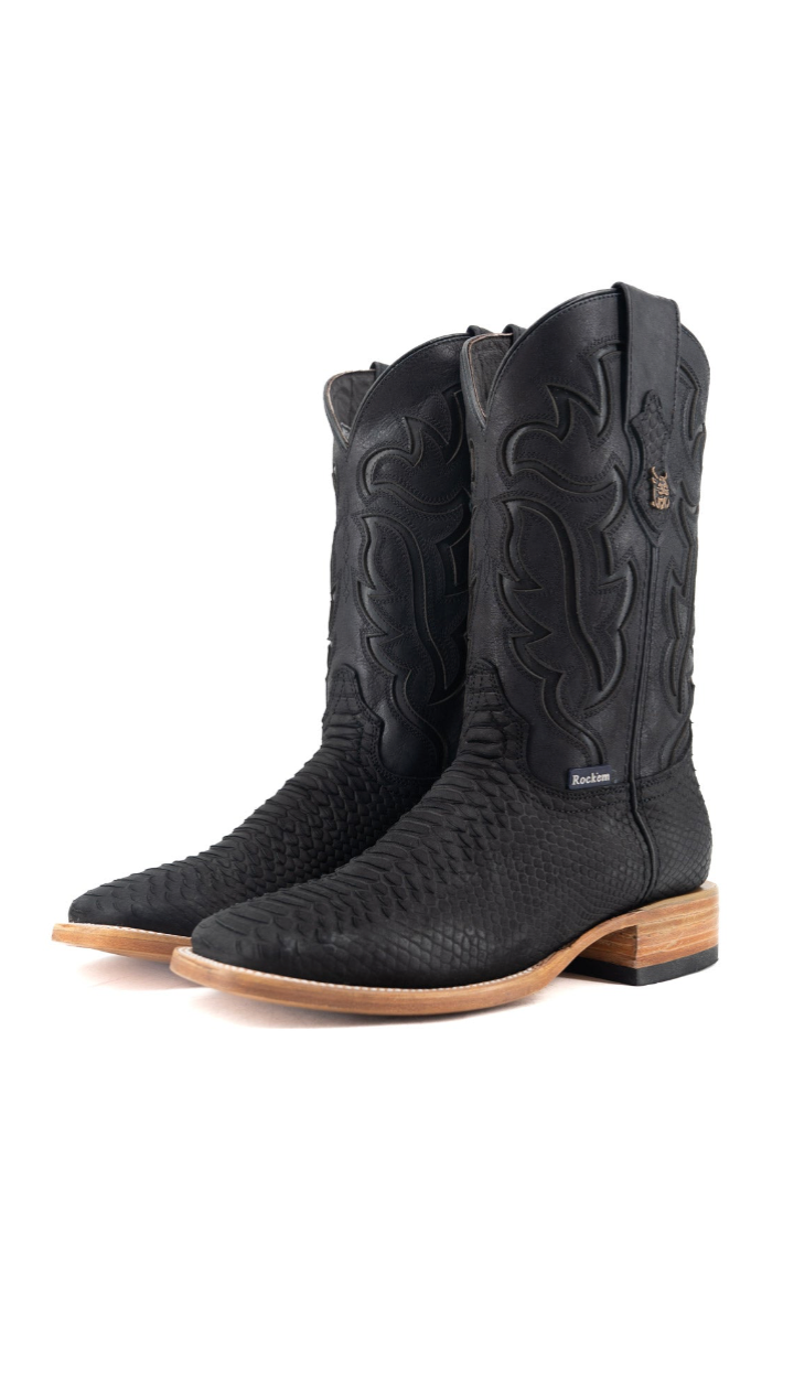 Bruce Python Square Toe Cowboy Boot
