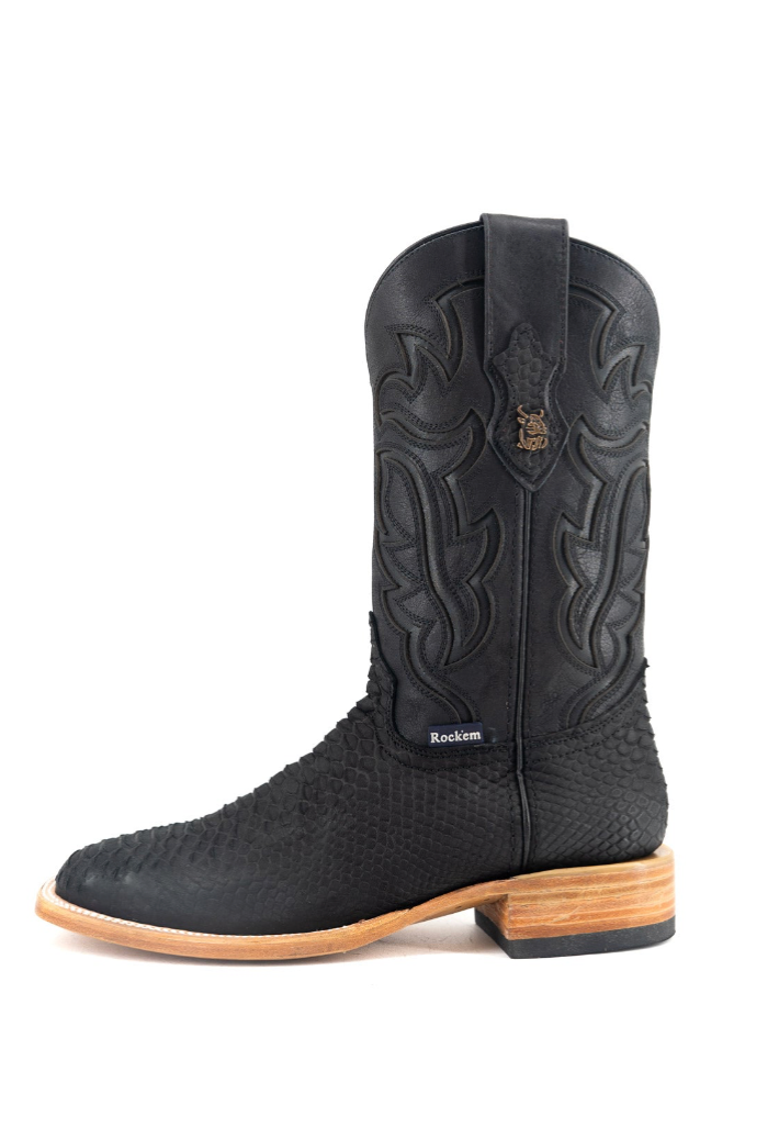 Bruce Python Square Toe Cowboy Boot