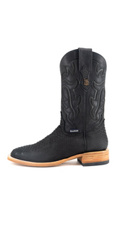 Bruce Matte Python Square Toe Cowboy Boot