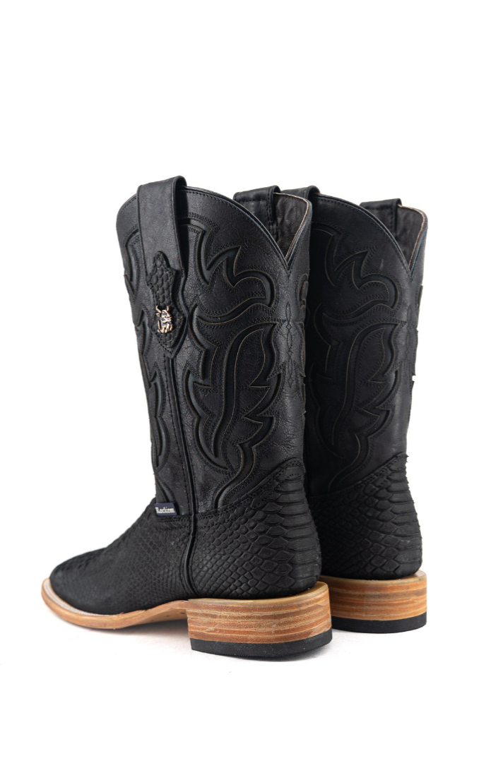Bruce Matte Python Square Toe Cowboy Boot