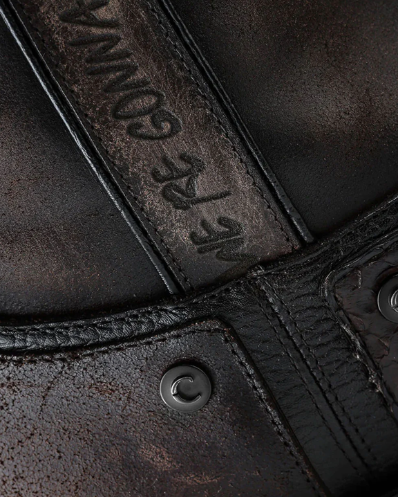 Cuadra CC214 MN Python Zipper & Studs Men's Round Toe