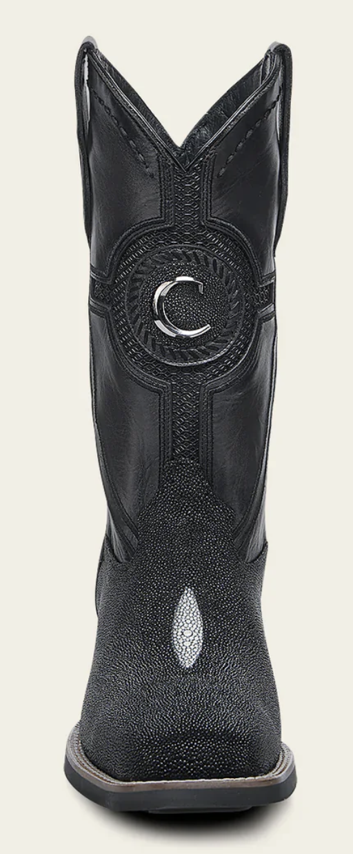 Cuadra CC221 MN Stingray Embroidery & Laser & Woven Square Toe