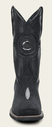 Cuadra CC221 MN Stingray Embroidery & Laser & Woven Square Toe