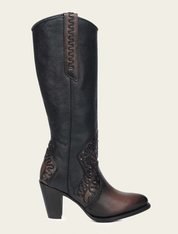 Cuadra CC240 LD Zipper & Studs Round Toe