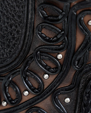 Cuadra CC240 LD Zipper & Studs Round Toe