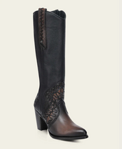 Cuadra CC240 LD Zipper & Studs Round Toe