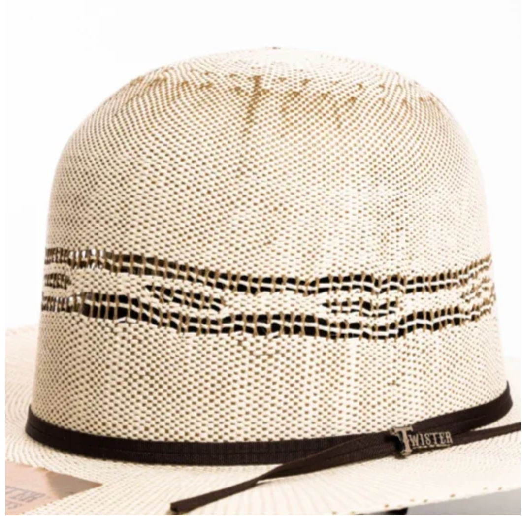 Twister T71623 Bangora Open Crown Straw Hat