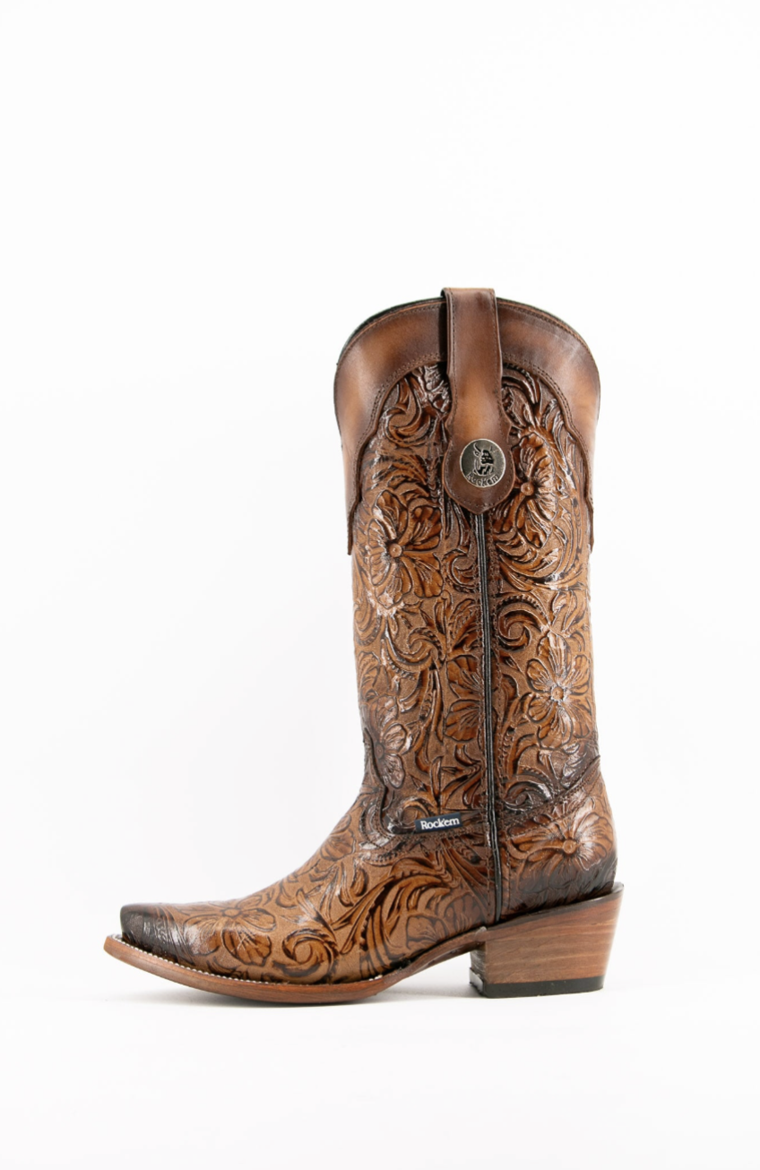 652 Mila Flor De Luz Snip Toe Cowgirl Boot