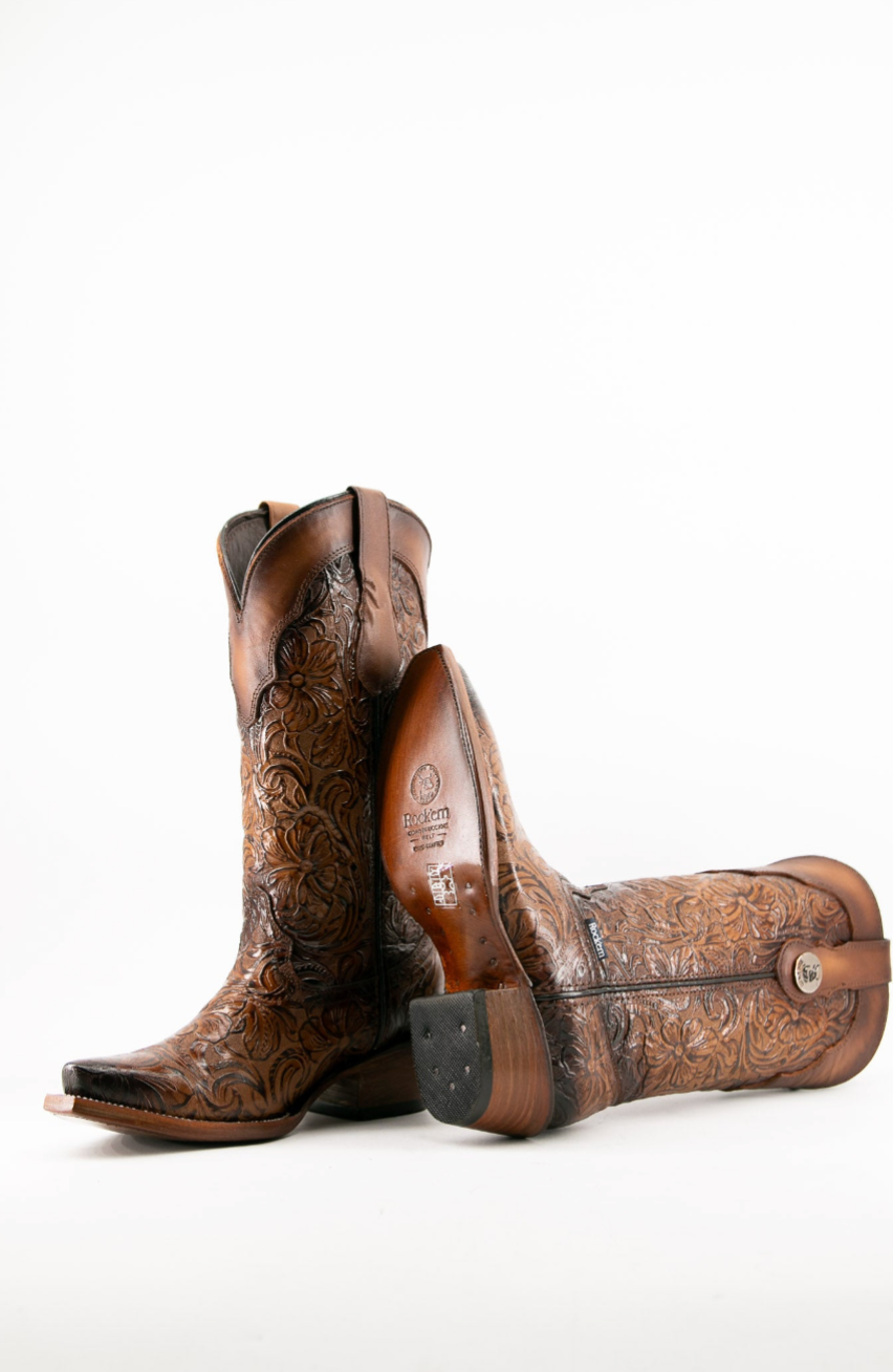 652 Mila Flor De Luz Snip Toe Cowgirl Boot