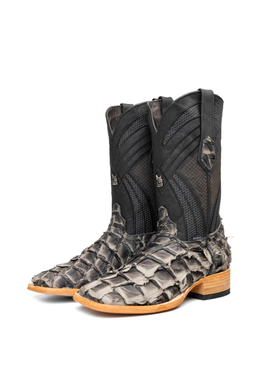 Monroe Pirarucu Square Toe Cowboy Boot