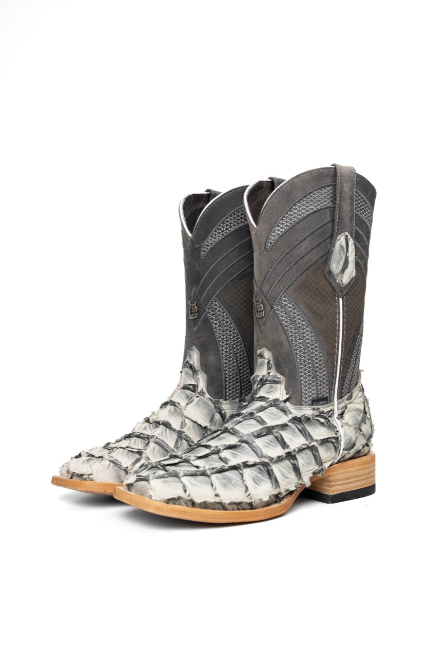 Monroe Pirarucu Square Toe Cowboy Boot