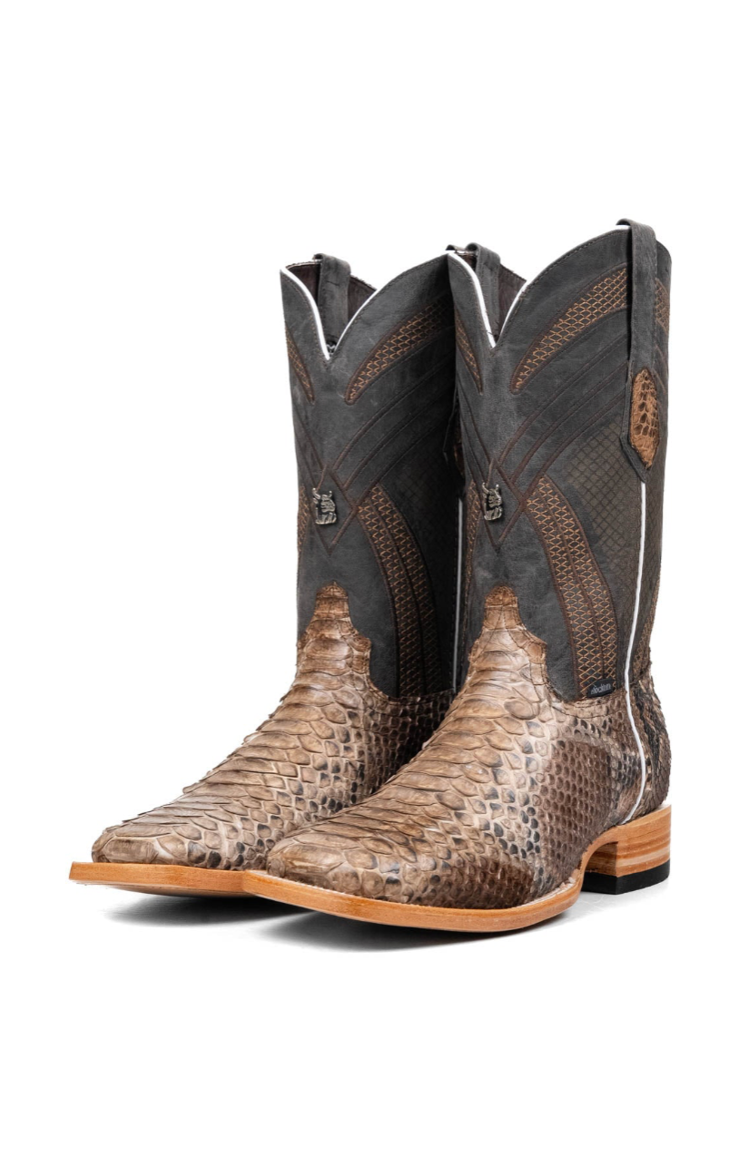 Monroe Python Exotic Square Toe Cowboy Boot