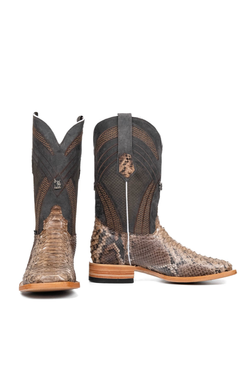 Monroe Python Exotic Square Toe Cowboy Boot
