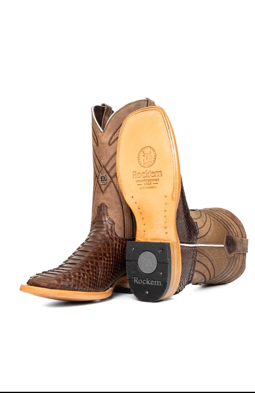 Monroe Python Square Toe Cowboy Boot