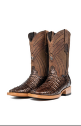 Monroe Caiman Tail Square Toe Cowboy Boot