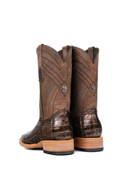 Monroe Caiman Tail Square Toe Cowboy Boot