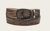Cuadra BC480 Men's Exotic Fuscus Crocodile Leather Cowboy Belt