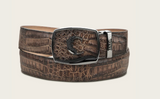 Cuadra BC480 Men's Exotic Fuscus Crocodile Leather Cowboy Belt
