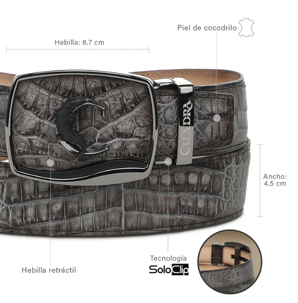Cuadra BC481 Men's Exotic Caiman Cowboy Belt