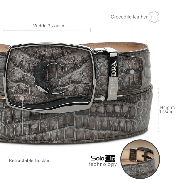 Cuadra BC481 Men's Exotic Caiman Cowboy Belt