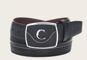 Cuadra BC201 MN Black Stitching Belt