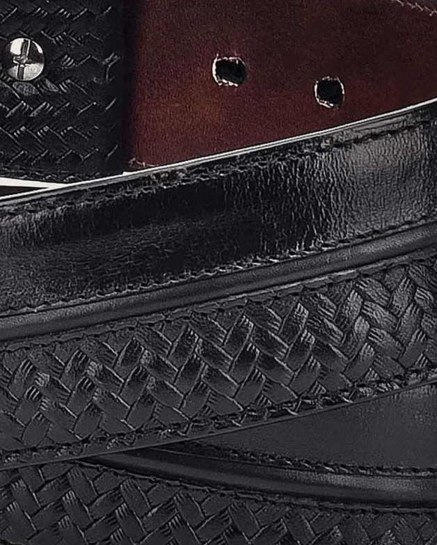 Cuadra BC201 MN Black Stitching Belt