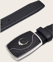 Cuadra BC201 MN Black Stitching Belt