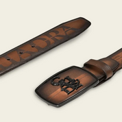 Cuadra BC314 MN Brown Cowhide Laser Belt