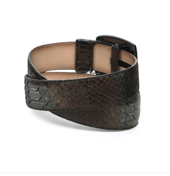 Cuadra BC498 Men's Python Woven Belt