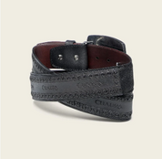Cuadra BC313 MN Black Elephant Laser & Woven Belt