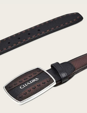 Cuadra BC261 MN Brown Deer Woven Belt