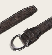 Cuadra BC320 MN Brown Python Exotic Strip Belt
