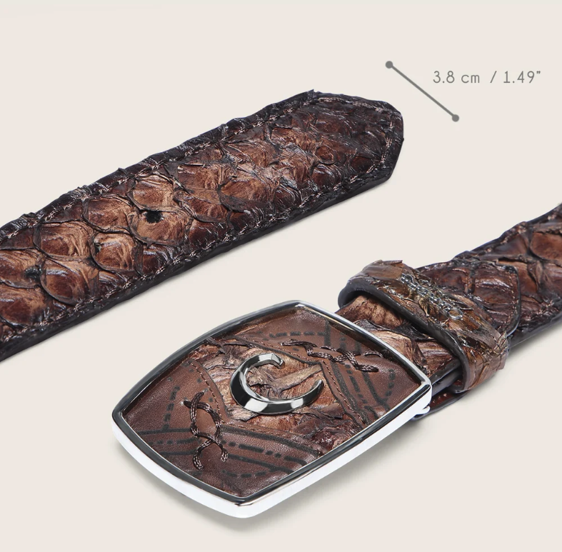 Cuadra BC391 Pirarucu Men's Belt