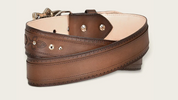 Cuadra BC270 LD Over Chestnut  Laser & Crystal Women Belt