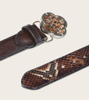 Cuadra BC361 LD Chocolate Python Women Belt