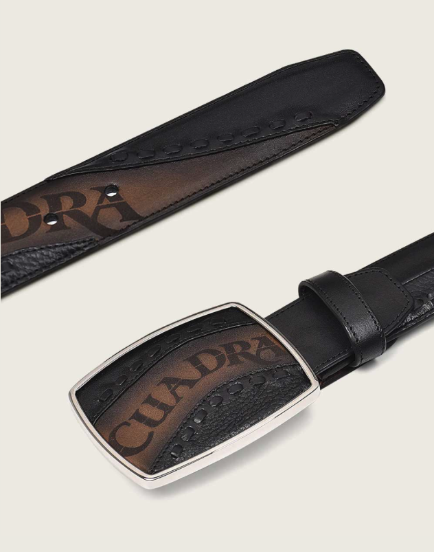 Cuadra BC244 MN Tobacco Laser & Woven Belt